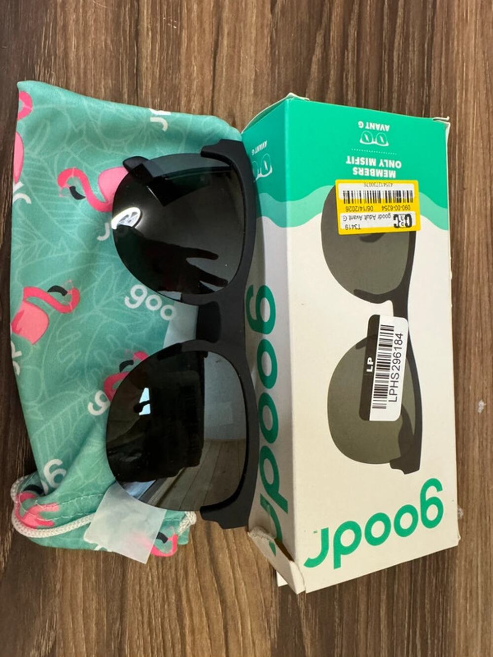 Goodr Black Members Only Misfit Sunglasses